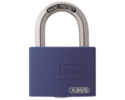 Abus Vorhängeschloss "T65AL/40" blau