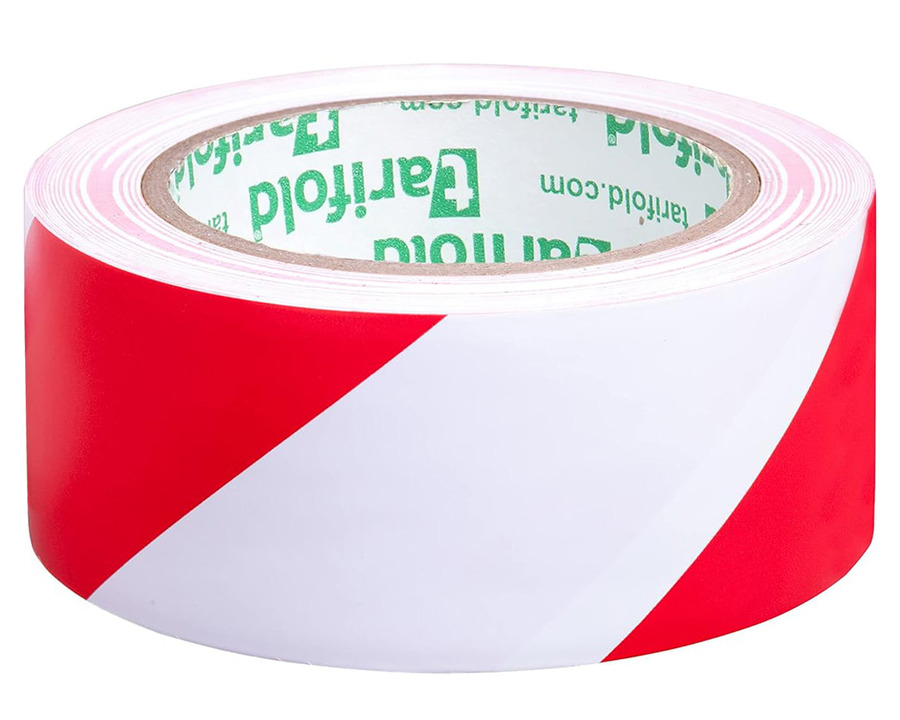 Djois Markierungsband rot/weiß 50 mm x 33 m