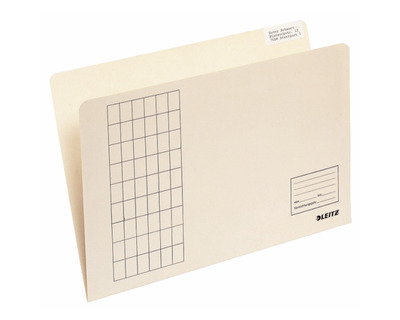 Leitz Einstellmappe A4 vertikal, mit Orgadruck chamois 215/230 x 310 mm 100St.