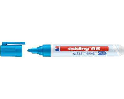 Edding Glasboard-Marker 95 hellblau 1,5-3 mm Rundspitze