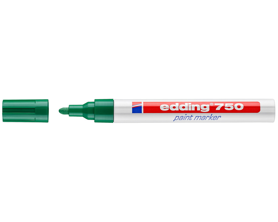 Edding Lackmarker 750 grün 2-4 mm Rundspitze