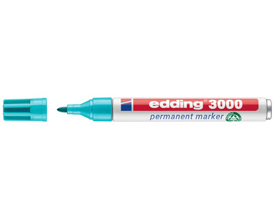 Edding Permanentmarker 3000 türkis 1,5-3 mm Rundspitze