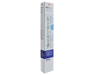 GBC Abheftstreifen "PolyStrips" transparent 21 Ringe 100St.