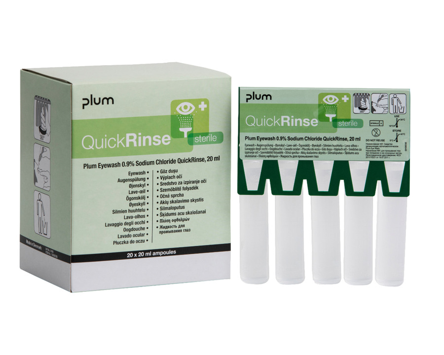 Plum Augenspülung "QuickRinse" 20St.