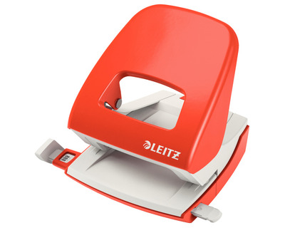 Leitz Locher "NeXXt Metall" hellrot 30 Blatt