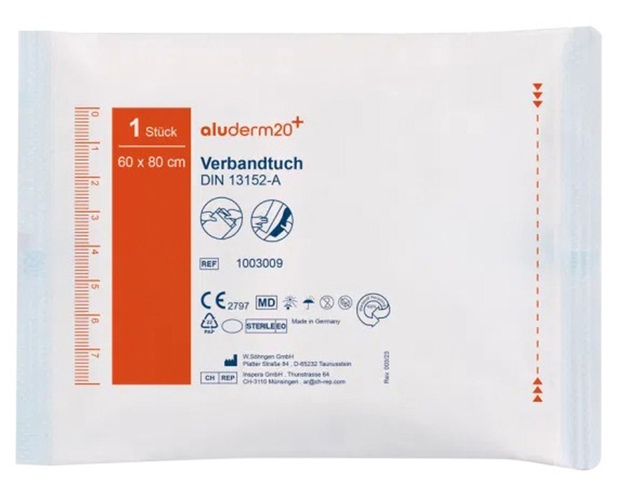 Söhngen Verbandtuch "Aluderm" 60 x 80 cm