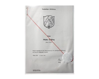 Durable Schutzhülle A4 transparent 210 x 297 mm