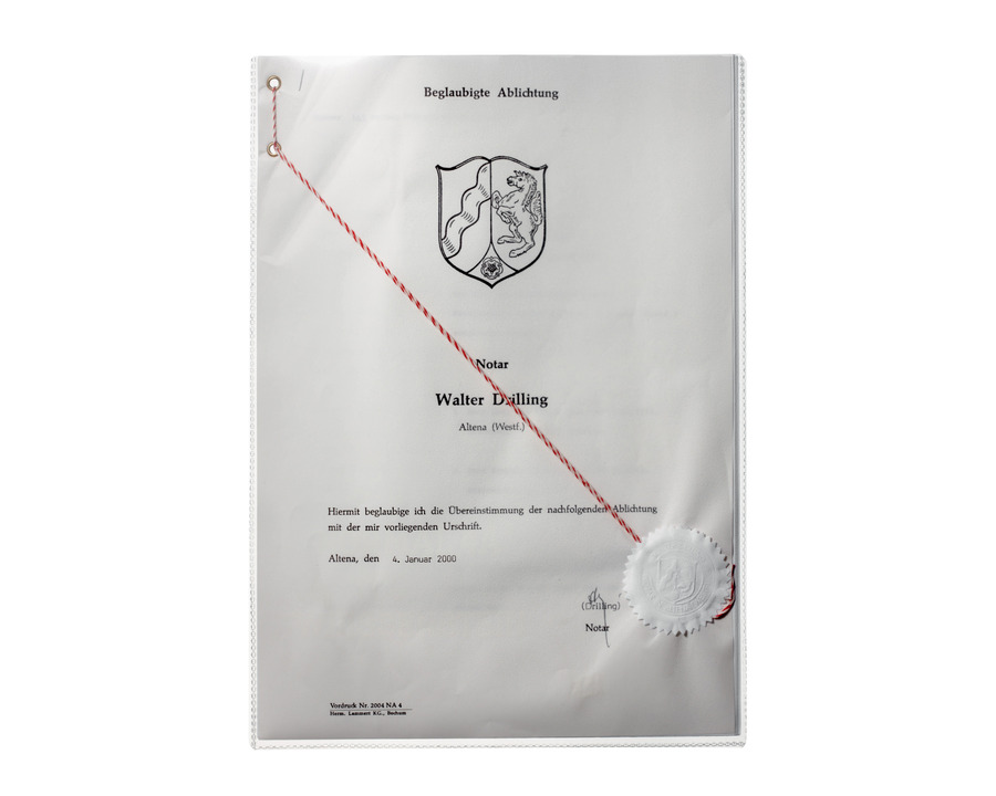 Durable Schutzhülle A4 transparent 210 x 297 mm