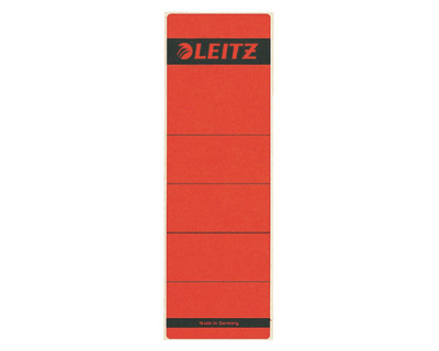Leitz Ordner-Rückenschilder rot 61 x 192 mm 10Et.