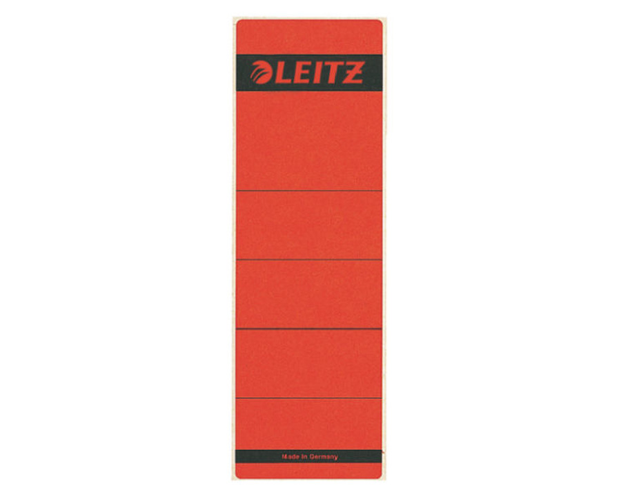 Leitz Ordner-Rückenschilder rot 61 x 192 mm 10Et.