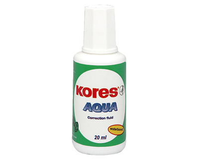 Kores Korrekturfluid "Aqua" Pinsel 20ml