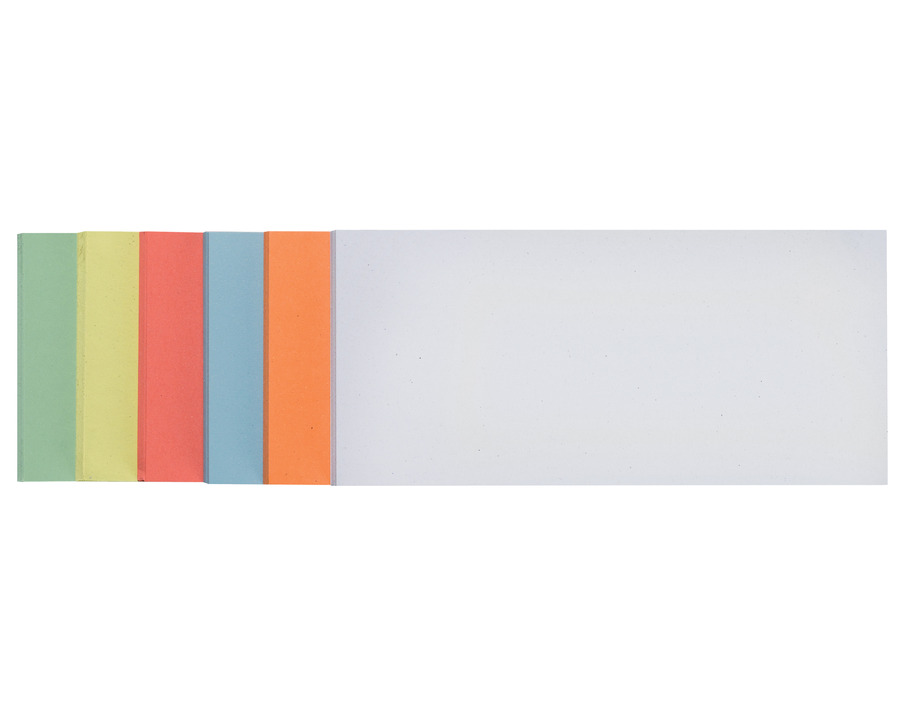 Franken Moderationskarten Rechteck, selbstklebend mehrfarbig 9,5 x 20,5 cm 300St.
