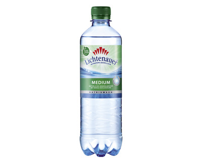 Lichtenauer Mineralwasser "Medium" wenig Kohlensäure 0,5 Liter 11St.