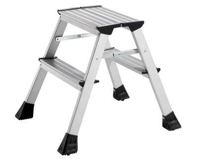 Alco Klapptritt  silber 2 x 2 Stufen