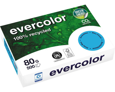Clairefontaine Kopierpapier A4 "Evercolor" dunkelblau 80g/m² 500Bl.