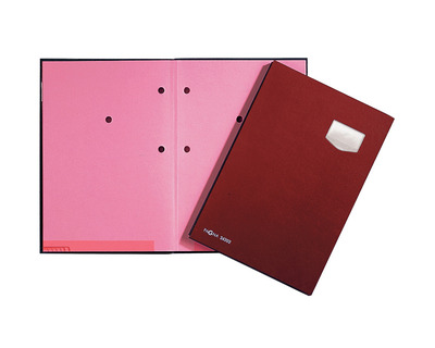 Pagna Unterschriftenmappe A4 "De Luxe" rot 10 Fächer