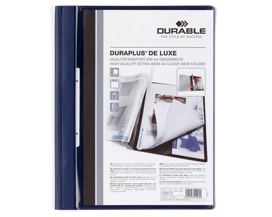 Durable Angebotshefter A4 "Duraplus de Luxe" dunkelblau