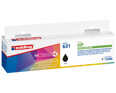 Edding Refill-Tintenpatrone 631, HP 973X schwarz 246ml