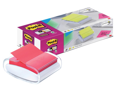 Post-it Haftnotiz-Spender weiß/transparent