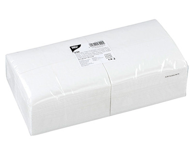 Papstar Servietten, 1/8-Falz weiß 2-lagig 250St.