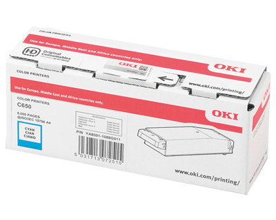 Oki Toner 09006127 cyan 6.000 Seiten