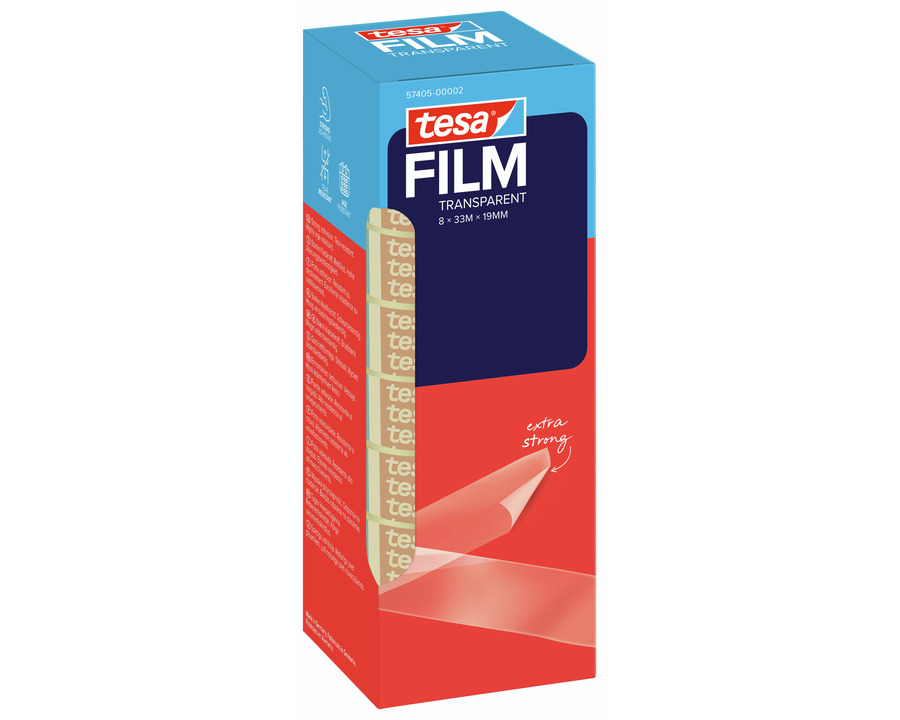 Tesa Klebeband "Transparent" transparent 19 mm x 33 m 8St.