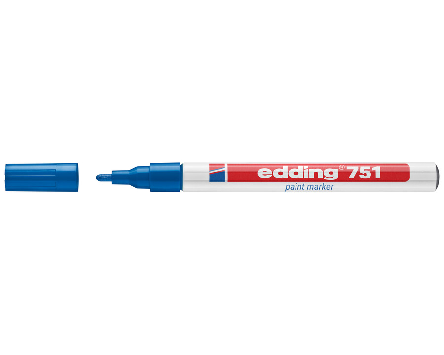 Edding Lackmarker 751 blau 1-2 mm Rundspitze