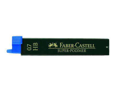 Faber-Castell Feinminen "Super-Polymer" 0,7 mm HB 12St.