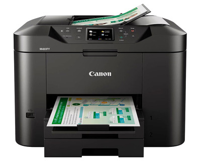 Canon Tintenstrahldrucker A4 "Maxify MB2750" schwarz mit Fax-, Duplex- und Wireless-Funktion