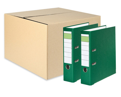 Ordner A4 "Grüner Balken" grün 80 mm 20St.