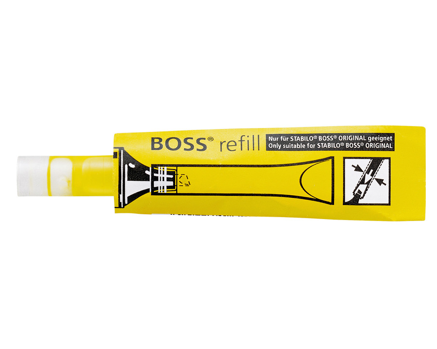 Stabilo Nachfüllpatrone "Boss refill" gelb 3ml