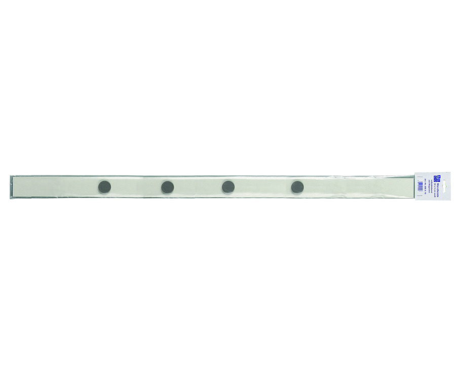 Alco Magnetleiste, mit 4 Magneten weiß 1.000 x 50 mm