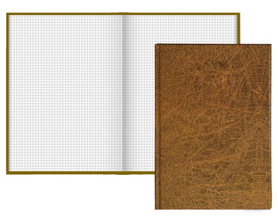 Geschäftsbuch A4, Recyclingpapier kariert 100Bl.