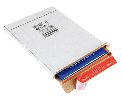 Colompac Versandkarton "Kurierpaket" weiß 244 x 344 x 15 mm