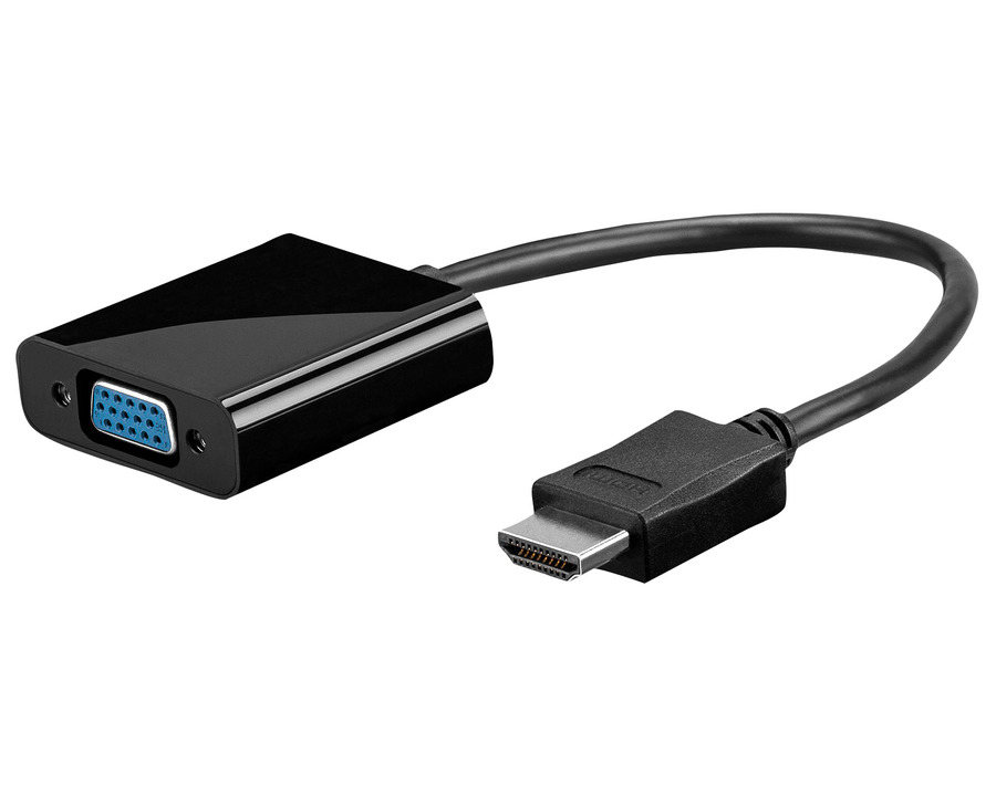 Goobay Adapter HDMI/VGA schwarz