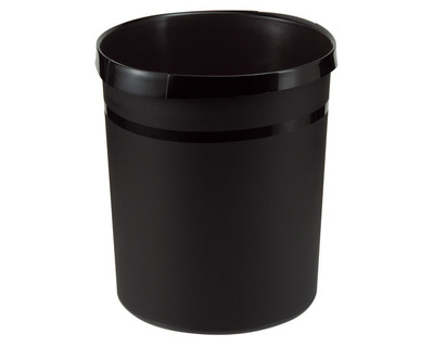 Han Papierkorb "Grip" schwarz 18 Liter