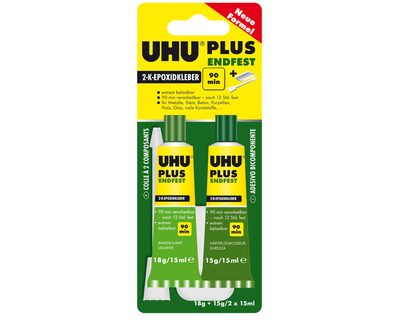 Uhu Komponentenkleber "Plus Endfest" 33g