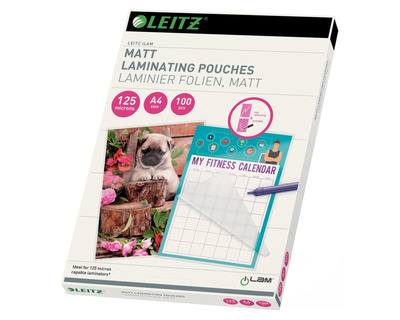 Leitz Laminierfolien "iLAM" A4 matt 125 my 100St.