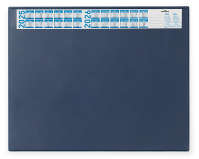 Durable Schreibunterlage, mit Vollsichtplatte dunkelblau 520 x 650 mm