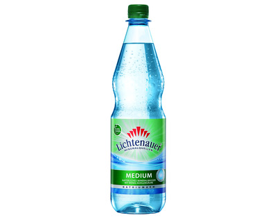 Lichtenauer Mineralwasser "Medium" wenig Kohlensäure 1,0 Liter 12St.