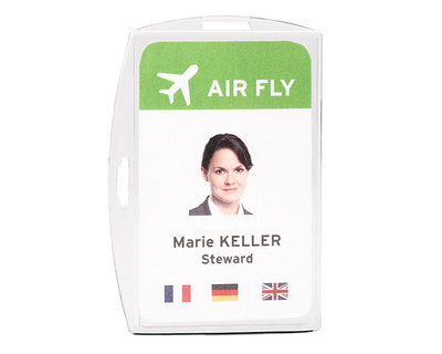 Djois Ausweishalter ohne Befestigung 55 x 85 mm 10St.