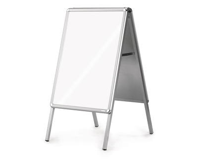 Magnetoplan Kundenstopper "SP" A1 silber 57,6 x 82,3 cm