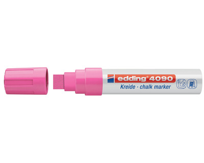 Edding Kreidemarker 4090 neonrosa 4-15 mm Keilspitze