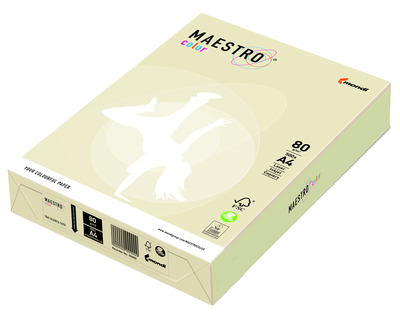 Maestro Kopierkarton A4 "Maestro color" vanille 160g/m² 250Bl.