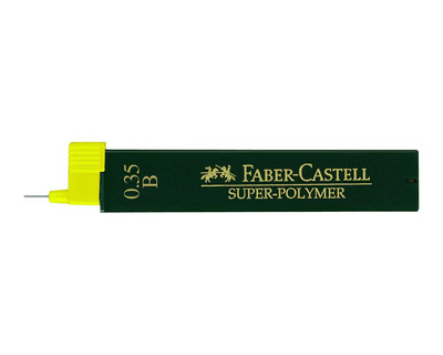 Faber-Castell Feinminen "Super-Polymer" 0,35 mm B 12St.