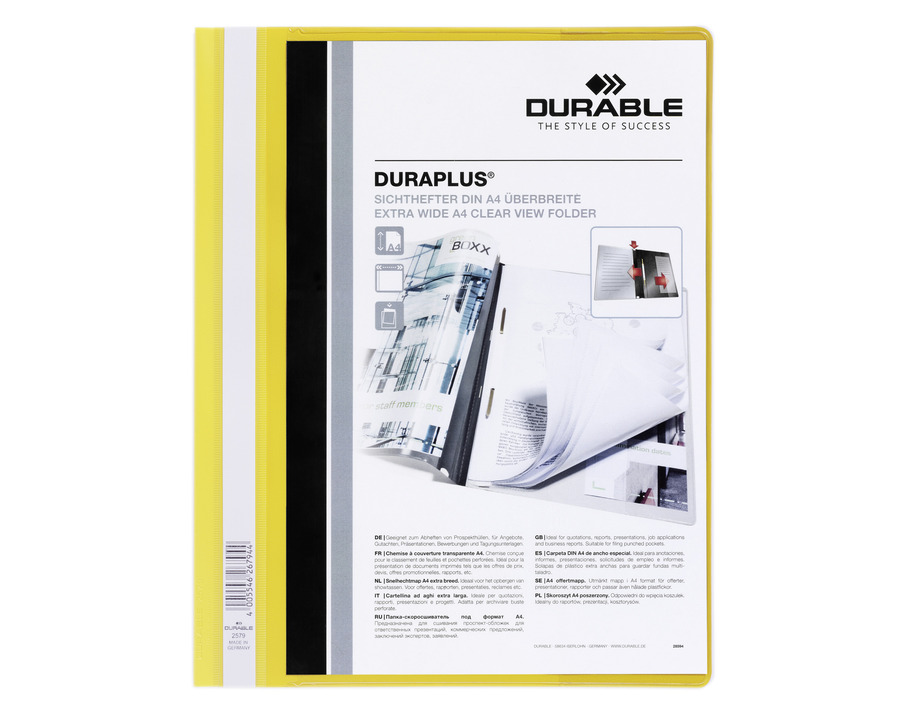Durable Angebotshefter A4 "Duraplus" gelb