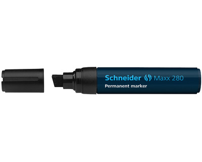 Schneider Permanentmarker "Maxx 280" schwarz 4-12 mm Keilspitze