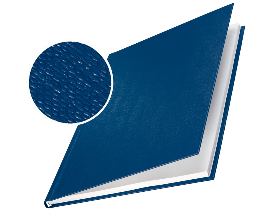 Leitz Buchbindemappen "impressBind", Hardcover blau 10,5 mm 10St.