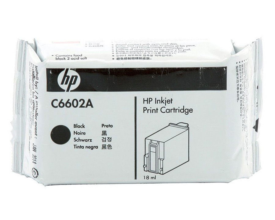 HP Tintenpatrone C6602A schwarz 20ml