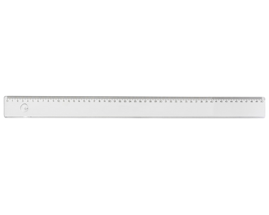 Lineal Kunststoff transparent 50 cm